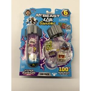 MrBeast Lab Swarms Hyper Fusion Lab Pack 6 Micro Beasts Special Edition New